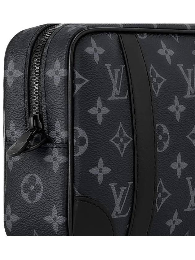 Pochette Kasai Monogram Eclipse Pouch Bag Black - LOUIS VUITTON - BALAAN 7