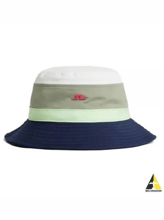 Denver Striped Bucket Hat Oil Green - J.LINDEBERG - BALAAN 2