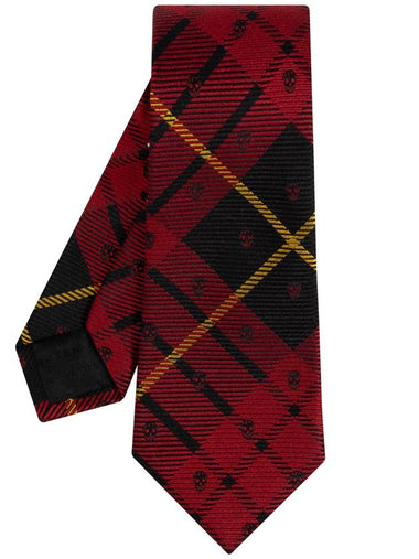 Alexander McQueen Silk Tie, Men's, Red - ALEXANDER MCQUEEN - BALAAN 1