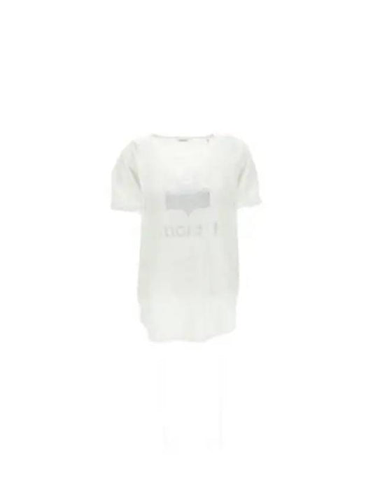 Women s Coldy Short Sleeve T Shirt White TS0004FA A1N10E 20WH 1195852 - ISABEL MARANT - BALAAN 1