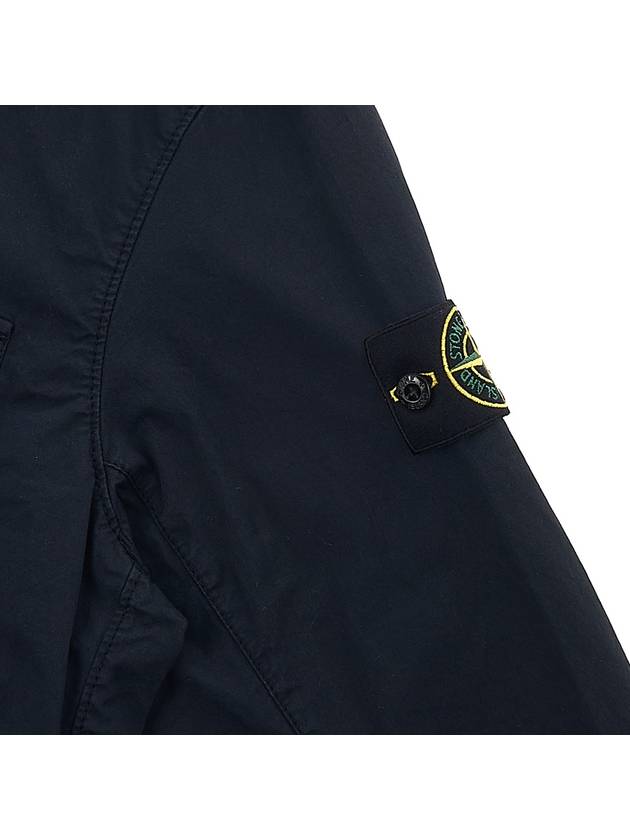 Wappen Patch Double Pocket Cotton Zip-Up Jacket Dark Navy - STONE ISLAND - BALAAN 6