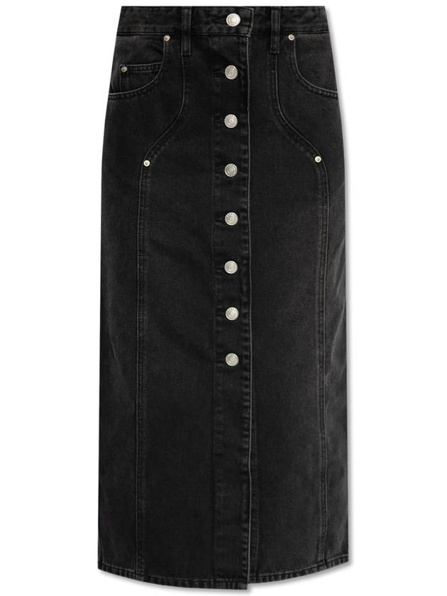 Marant Etoile Skirt 'Vandy', Women's, Black - ISABEL MARANT - BALAAN 1