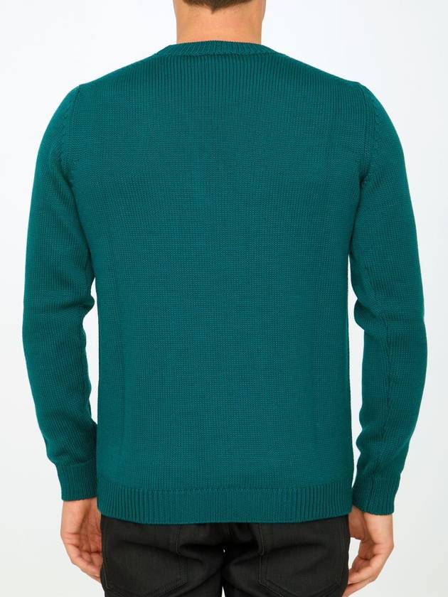 Green Merino Wool Sweater - ROBERTO COLLINA - BALAAN 4