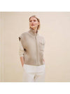 Effect blouson Effet Kaleidoscope zipper jacket beige H4H2224D6F838 - HERMES - BALAAN 3