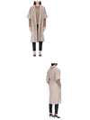 Sesh Wool Cashmere Single Coat Beige - MAX MARA - BALAAN.