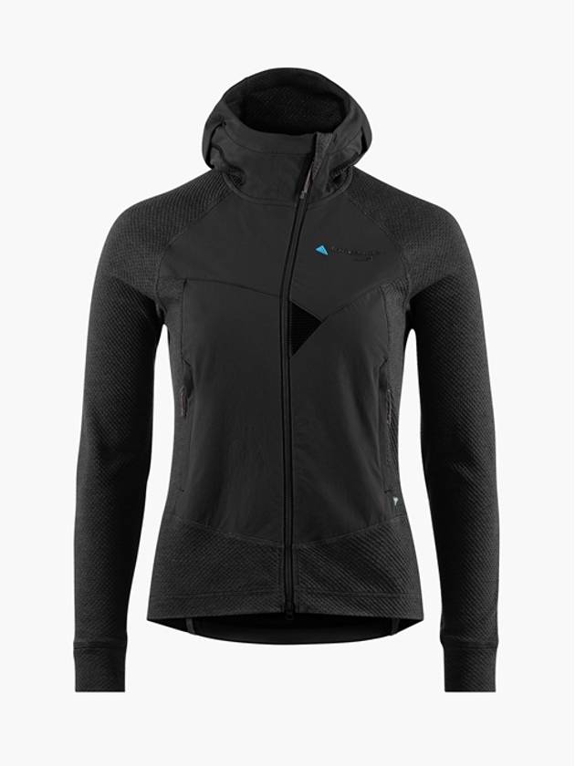 Women's Hugin Zip Up Hoodie Raven Raven - KLATTERMUSEN - BALAAN 2