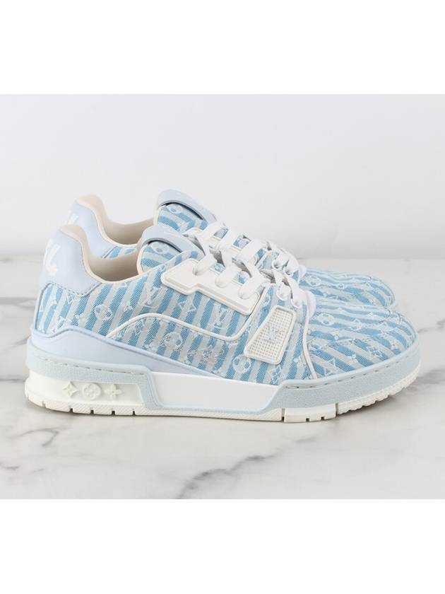 LV trainer sneakers blue 3 220 - LOUIS VUITTON - BALAAN 7