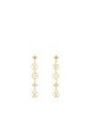 LV Lace Earrings Gold - LOUIS VUITTON - BALAAN 1