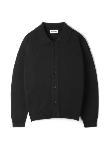 Roa cotton collar cardiganblack - INDUST - BALAAN 1