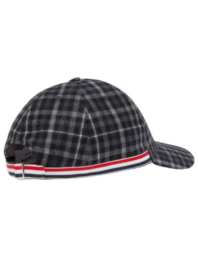 Classic 6-Panel Ball Cap Charcoal - THOM BROWNE - BALAAN 2