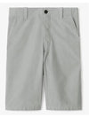 Logo Patch Back Cotton Bermuda Shorts Grey - KENZO - BALAAN 5