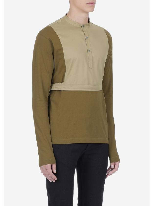 Round Collar Attached Belt Shirt - DRIES VAN NOTEN - BALAAN 2