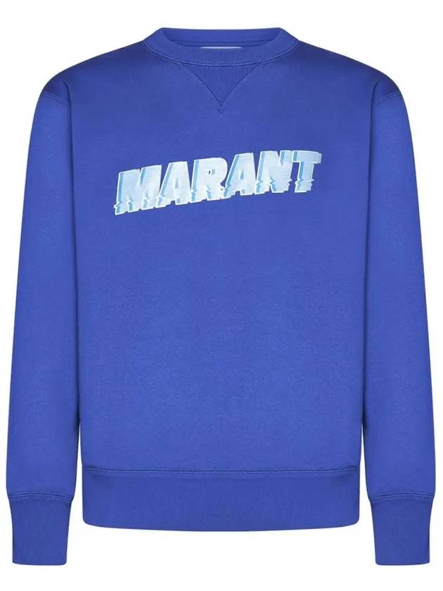 Miky Logo Print Sweatshirt Blue - ISABEL MARANT - BALAAN 2