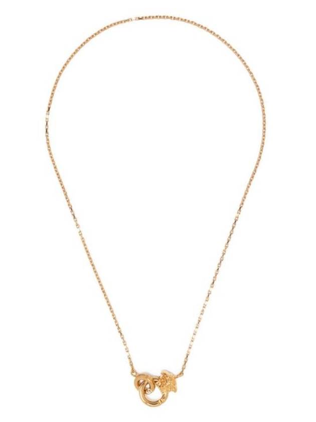 Women Medusa Rolo Chain Polished Necklace Gold - VERSACE - BALAAN 4