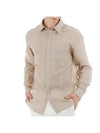 Regular Collar Long Sleeve Shirt Nude - LEMAIRE - BALAAN 1