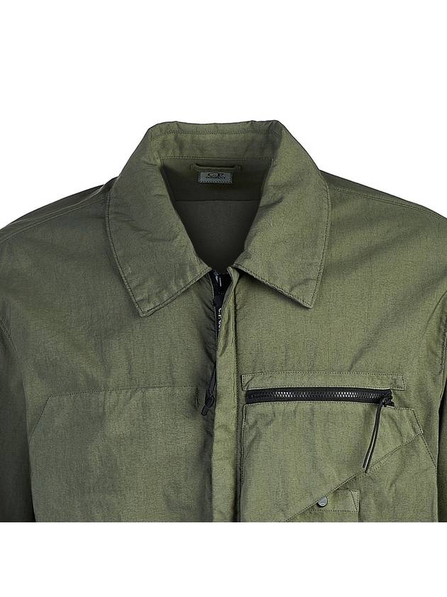 Tylon P Lens Overshirt Zip Up Jacket Green - CP COMPANY - BALAAN 5