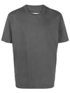 Organic Cotton Short Sleeve T-Shirt Dark Grey - MAISON MARGIELA - BALAAN 2