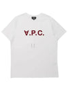 VPC Logo Organic Cotton Short Sleeve T-Shirt White - A.P.C. - BALAAN 2