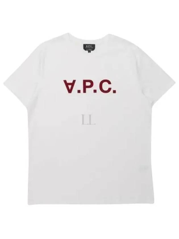 VPC Logo Organic Cotton Short Sleeve T-Shirt White - A.P.C. - BALAAN 2