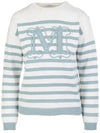 Women's Ragno Striped Knit Top Blue - MAX MARA - BALAAN 2