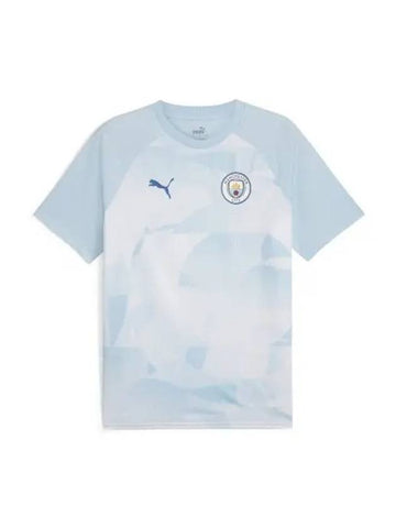 MCFC Pre-Match Jersey Short Sleeve T-Shirt Blue - PUMA - BALAAN 1