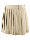 Golf Women s Double Ring Pleated Skirt Beige - HENRY STUART - BALAAN 2