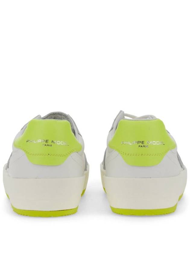 Sneakers VNLU VN01 VN01 VEAU NEON BLANC JAUNE - PHILIPPE MODEL - BALAAN 4