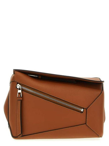 Puzzle Small Calfskin Belt Bag Tan - LOEWE - BALAAN 1