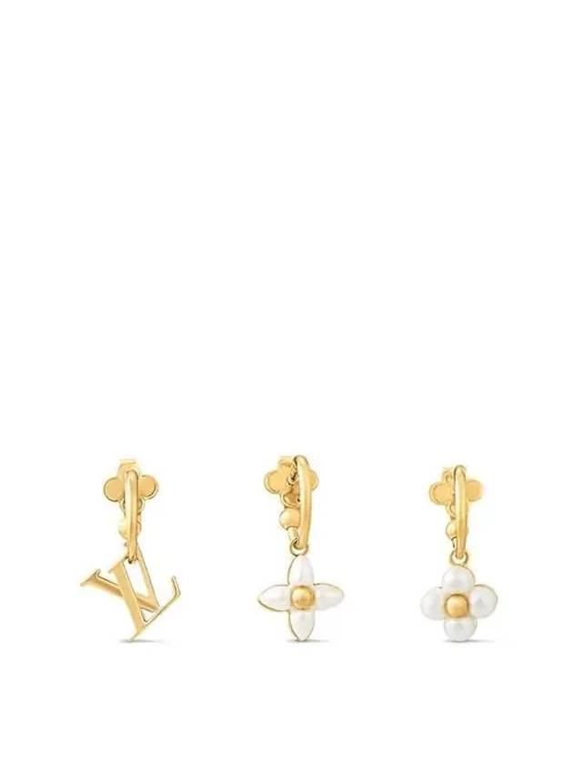 LV Floragram Earrings Gold - LOUIS VUITTON - BALAAN 2