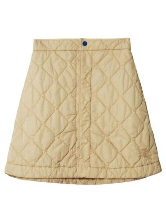 Short Skirt 8081126 SP24 WO ZA B7348 NEUTRALS - BURBERRY - BALAAN 1