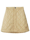 Short Skirt 8081126 SP24 WO ZA B7348 NEUTRALS - BURBERRY - BALAAN 1