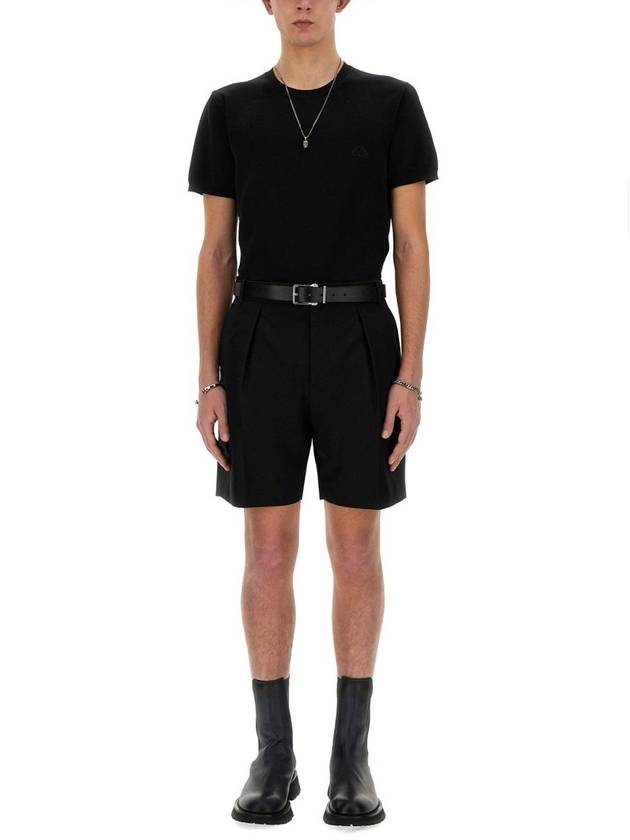 short pants 781848 QSAAW1000 BLACK - ALEXANDER MCQUEEN - BALAAN 3