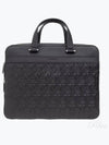 Gancini Embossed Brief Case Black - SALVATORE FERRAGAMO - BALAAN 2