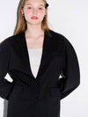 Volume Sleeve Tailored Jacket Bootcut Slacks Black - OPENING SUNSHINE - BALAAN 3