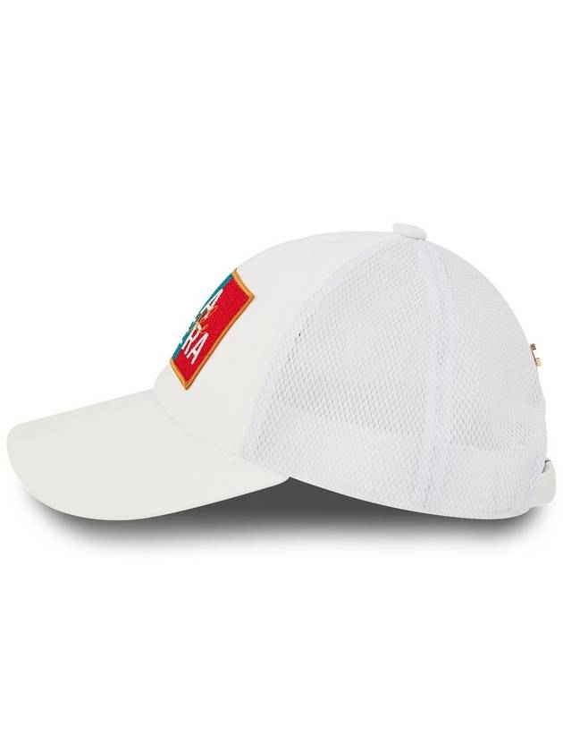 FLAG PATCH TRUCKER CAP WHITE - MEASPHERA - BALAAN 3