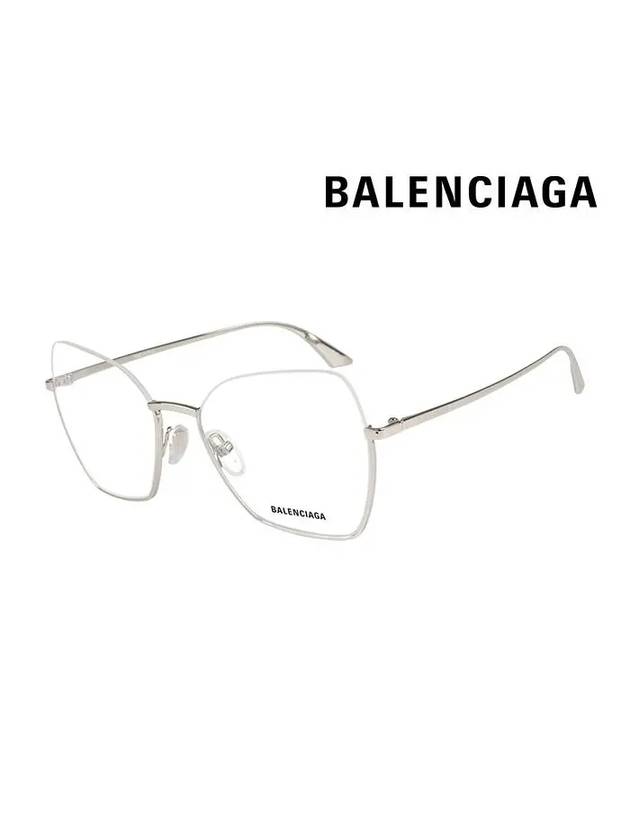 Eyewear Cat Eye Metal Eyeglasses Silver - BALENCIAGA - BALAAN 2