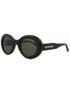 Round frame acetate sunglasses black P00750672 - BALENCIAGA - BALAAN 7