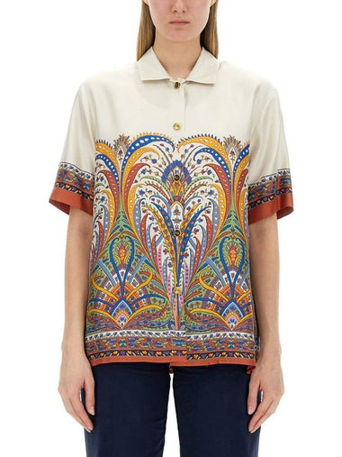 Etro Printed Silk Shirt - ETRO - BALAAN 1