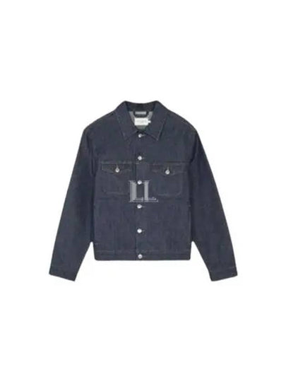 Trucker Denim Jacket Indigo - MAISON KITSUNE - BALAAN 2