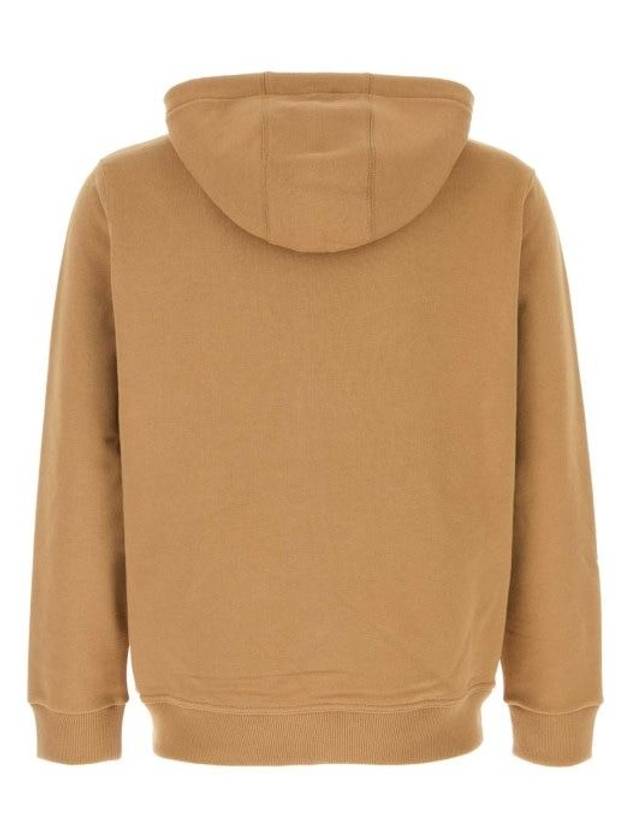 Logo Print Hoodie Camel - BURBERRY - BALAAN 3