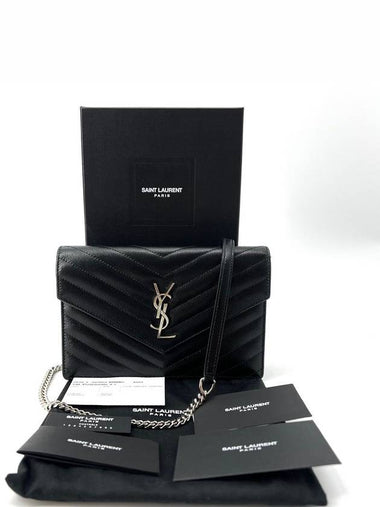 Monogram Envelope WOC Cross Bag 393953 - SAINT LAURENT - BALAAN 1