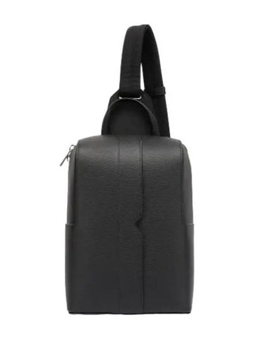 Line medium backpack black bag - VALEXTRA - BALAAN 1