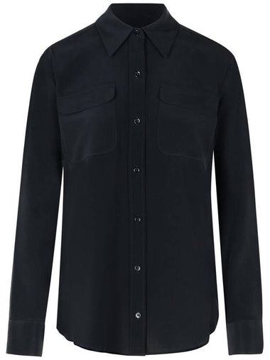 Equipment Black Silk Shirt - EQUIPMENT - BALAAN 1