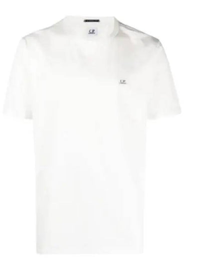 70/2 Mercerized Jersey Short Sleeve T-Shirt White - CP COMPANY - BALAAN 2