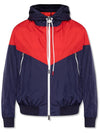 Men's Bukret Windbreaker Dark Blue - MONCLER - BALAAN.