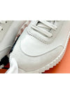 Bouncing Sneakers Calfskin Suede Goatskin Blanc - HERMES - BALAAN 5