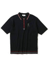 Men s Knit Polo Black MLM 4A AP03 - MARK & LONA - BALAAN 1