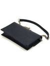 GG Interlocking Chain Strap Cross Bag Black - GUCCI - BALAAN 5