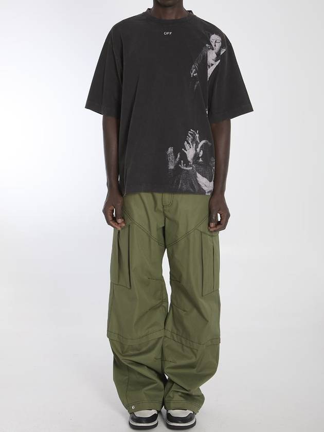 Cargo Pants In Cotton - OFF WHITE - BALAAN 5