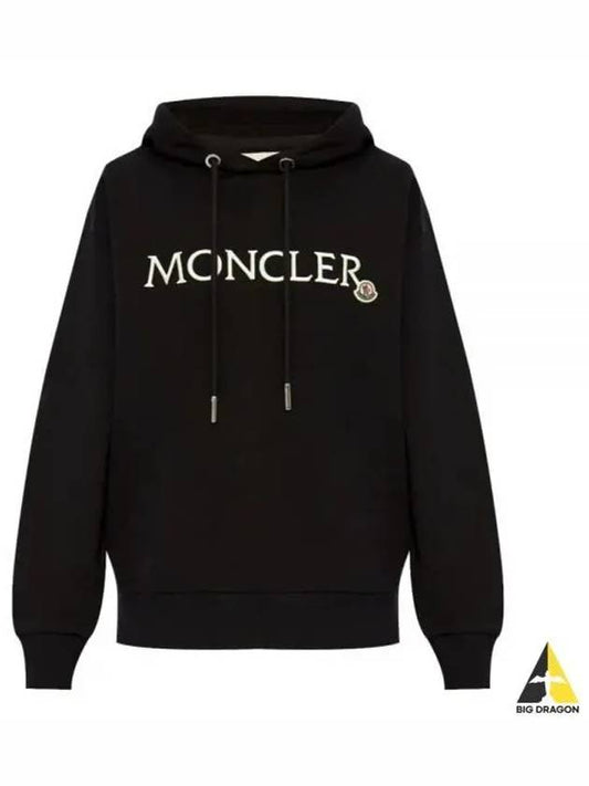 8G00019 89A1K 999 logo embroidery hoodie - MONCLER - BALAAN 1